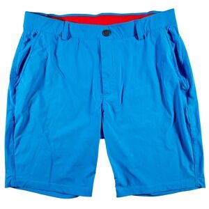 Redvanly Golf Shorts Mens Medium Blue Kent Performance Stretch 9 Inch Inseam